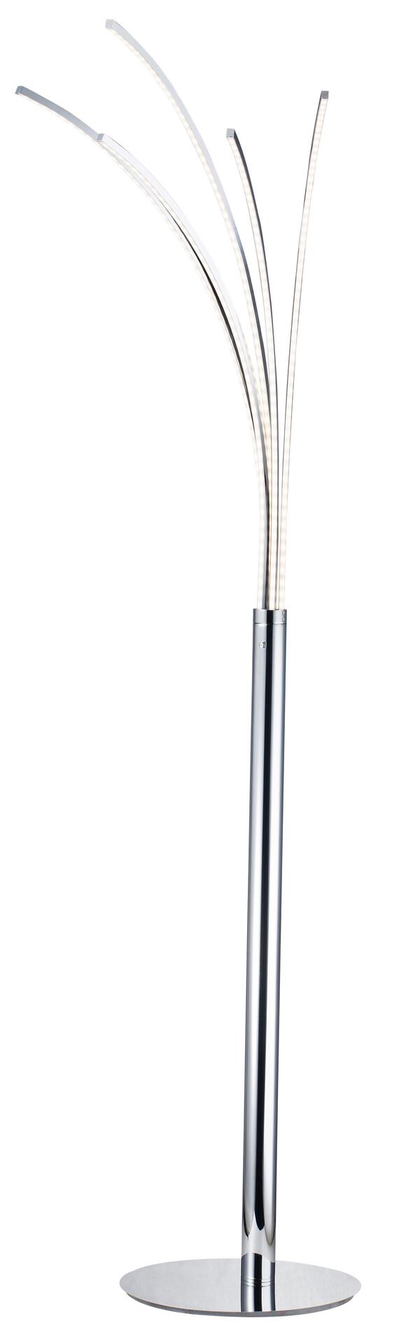 POCOline Stehleuchte Palmier Chrom Metall H: ca. 180 cm 5 Brennstellen