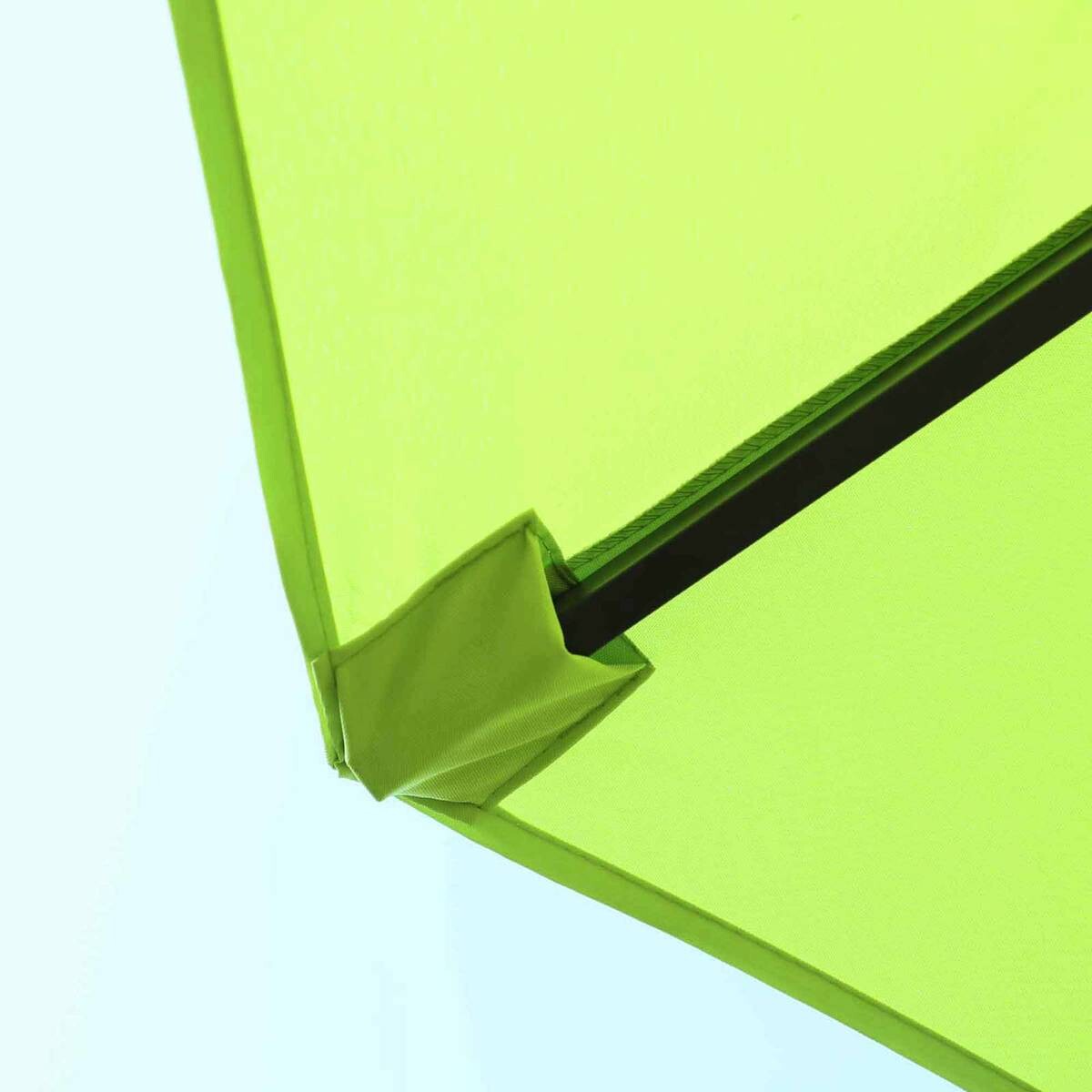 Outsunny Sonnenschirm grün Stahl B/H/L: ca. 270x240x460 cm