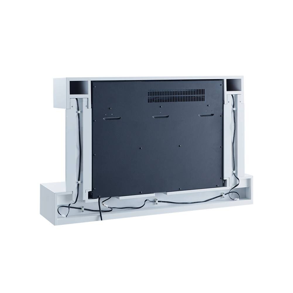 Balderia Wandkamin Elektrischer-Kamin Aidan weiß MDF B/H/T: ca. 100x63,2x24 cm