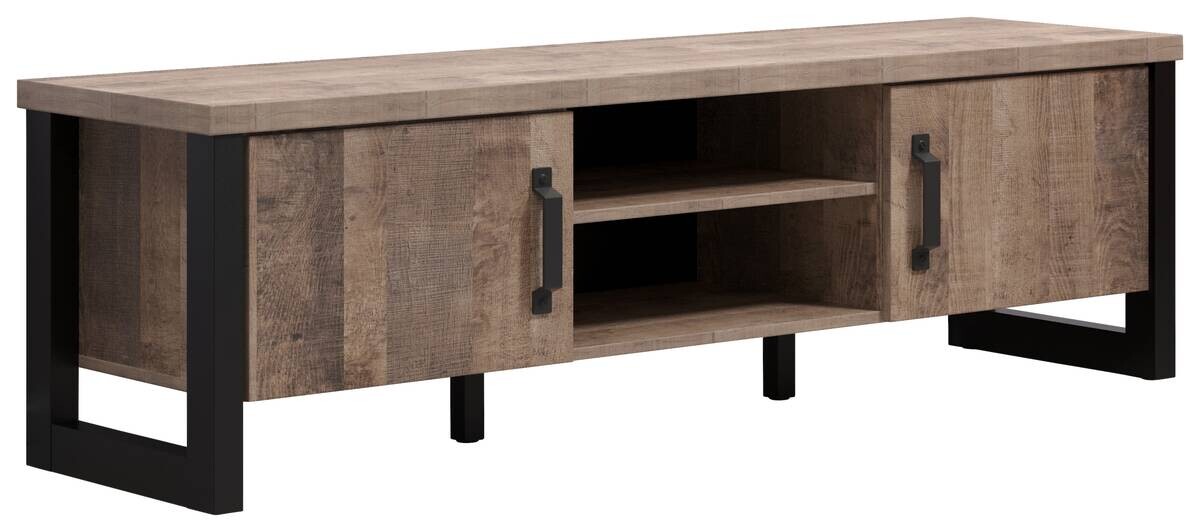 TV-Lowboard Emile Eiche Tabak Nachbildung B/H/T: ca. 166x50x45 cm