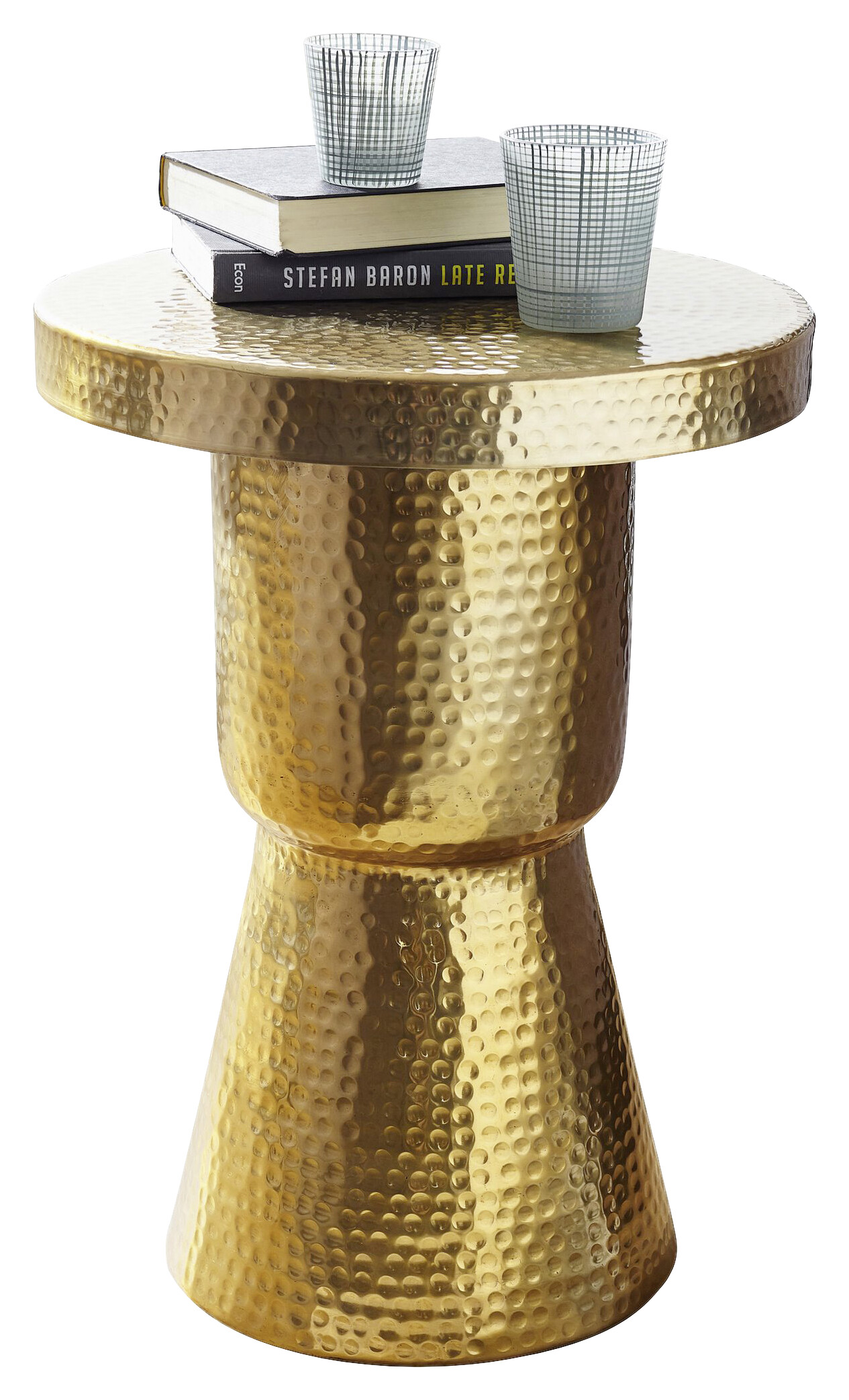 Beistelltisch gold Aluminium B/H/T: ca. 43x59x43 cm