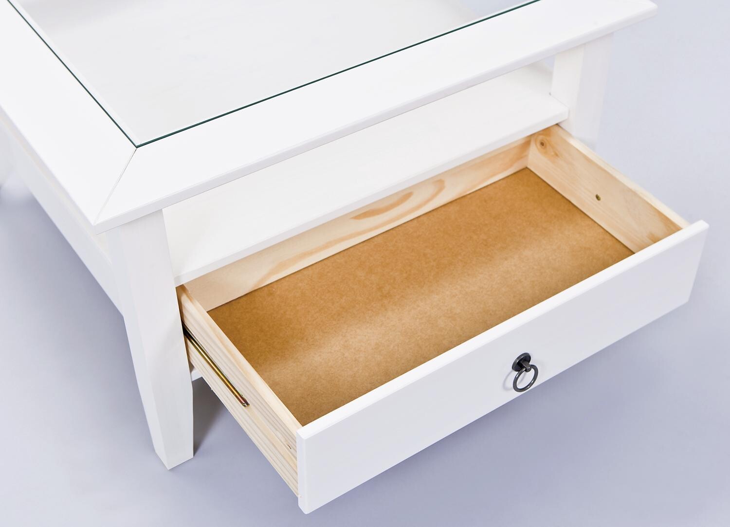 Inter Link Couchtisch Provence weiß Holz B/H/T: ca. 75x45x75 cm