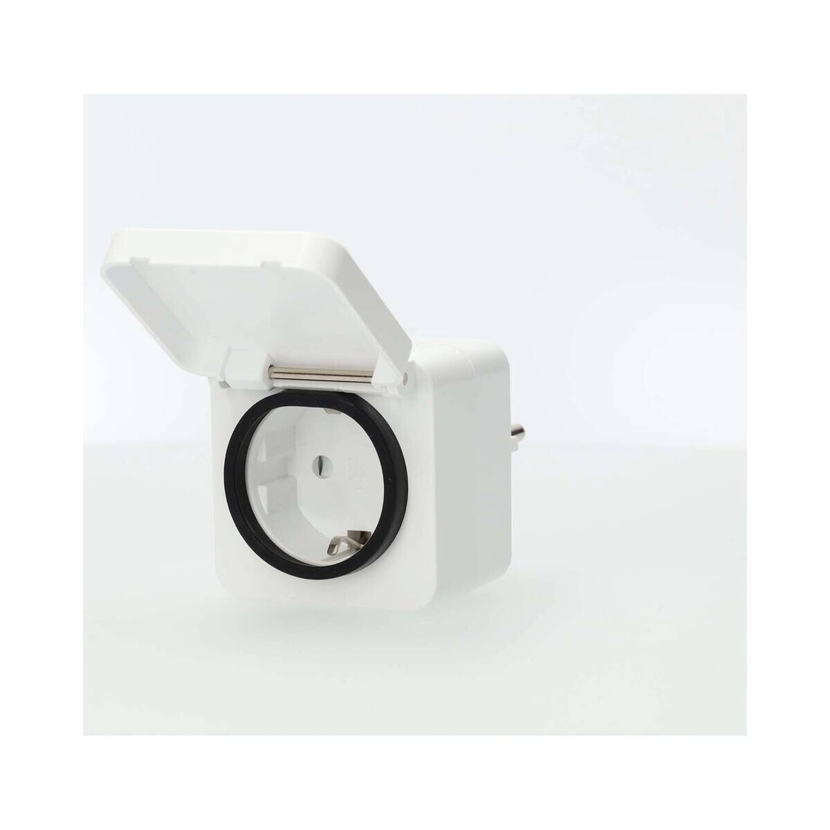 Nedis Smart-Stecker weiß grau Polycarbonat B/H/L: ca. 6x9,9x6 cm