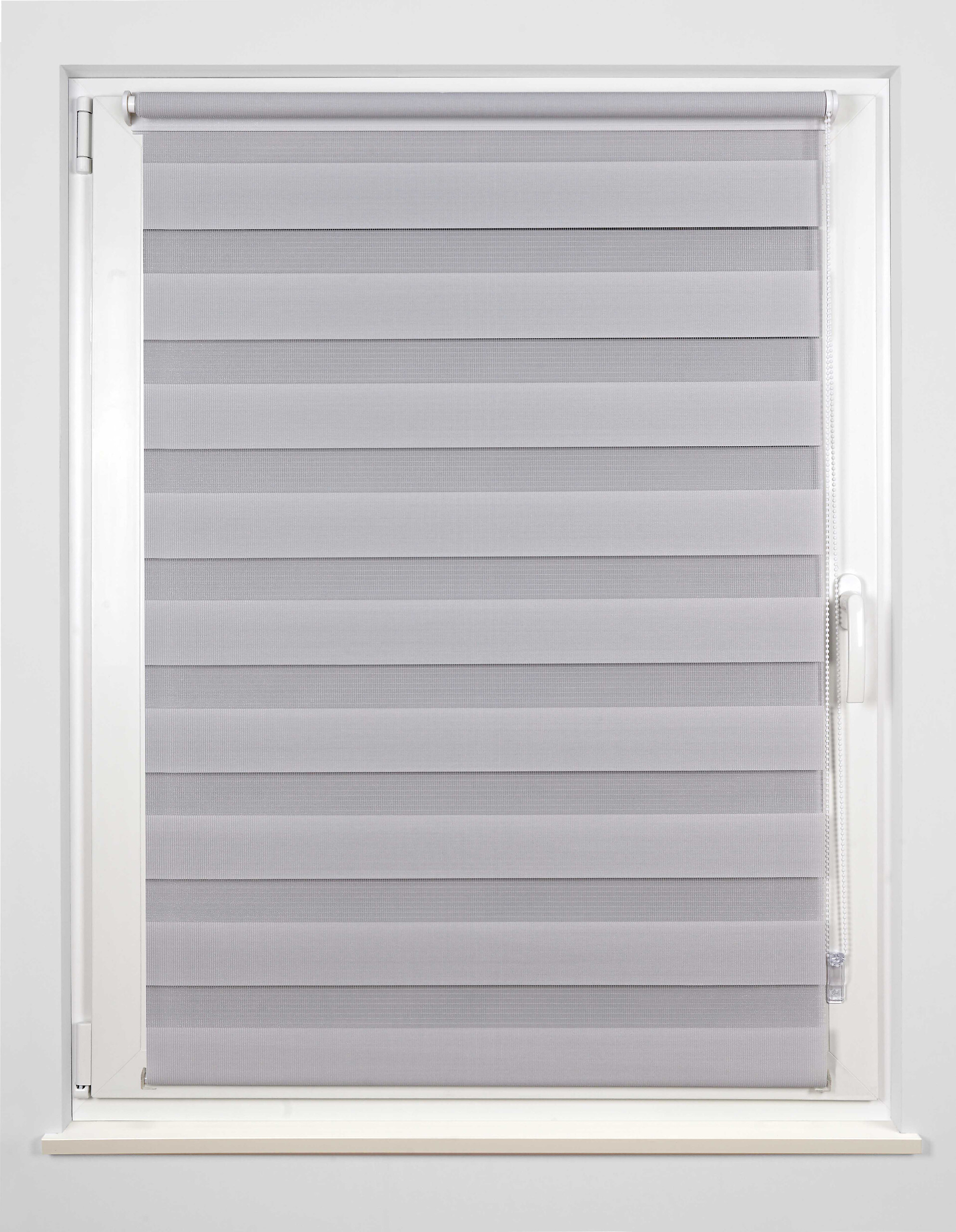 Doppelrollo Just grau B/L: ca. 90x160 cm