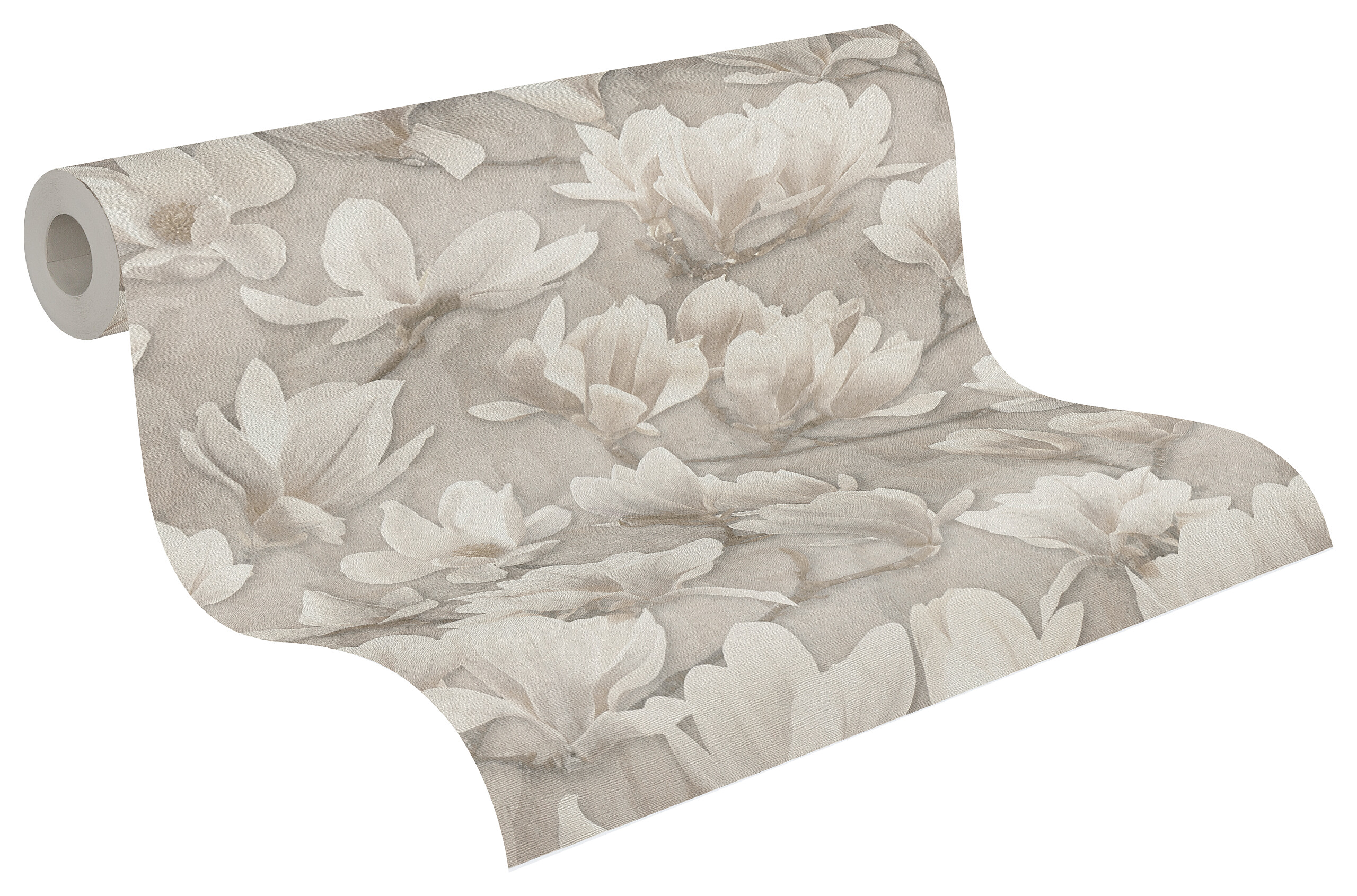A.S.Creation Vliestapete weiß creme B/H/D: ca. 53x1005x8 cm