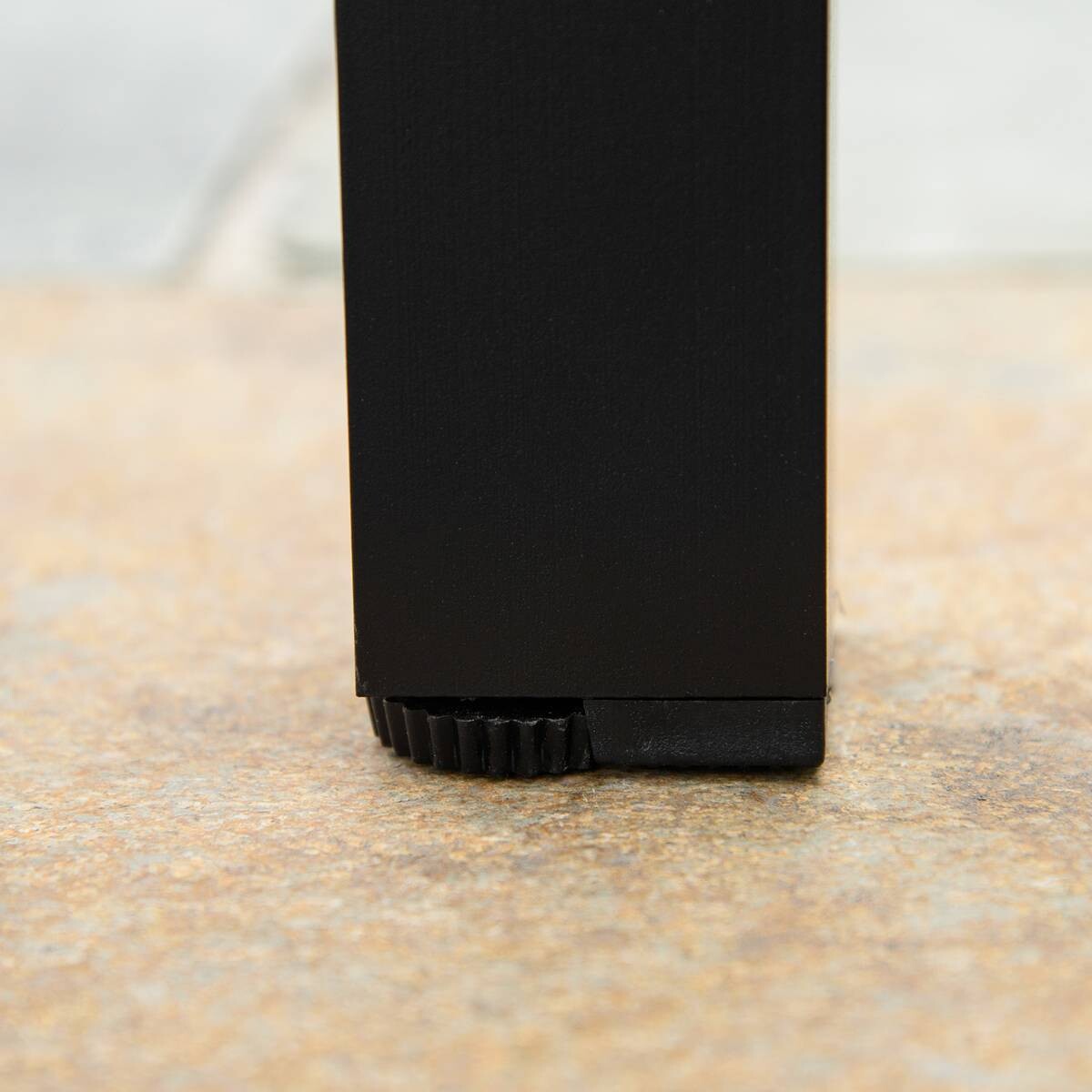 Outsunny Gartentisch schwarz Aluminium B/H/L: ca. 80x74x80 cm