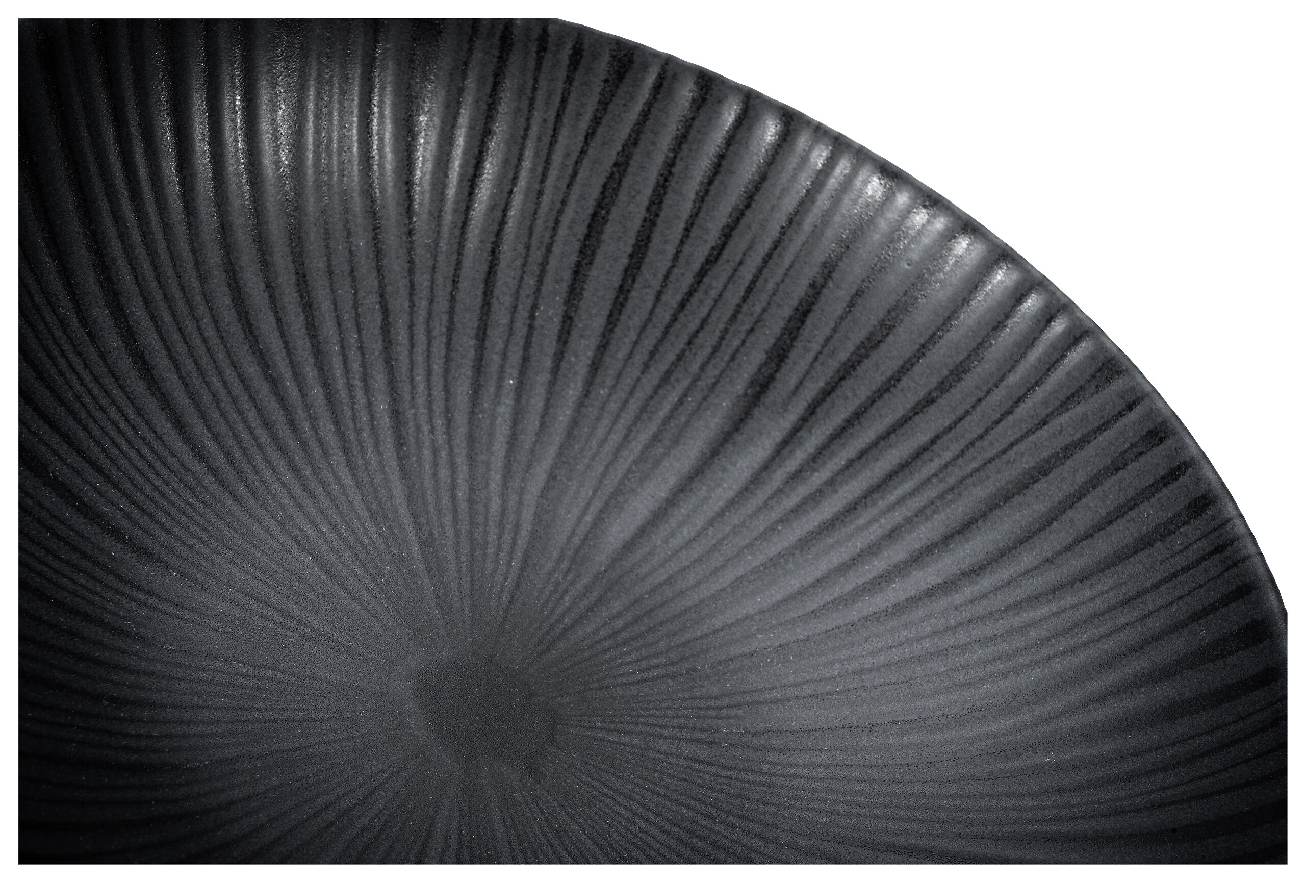 CreaTable Tafelservice Vesuvio schwarz Steinzeug 12 tlg.