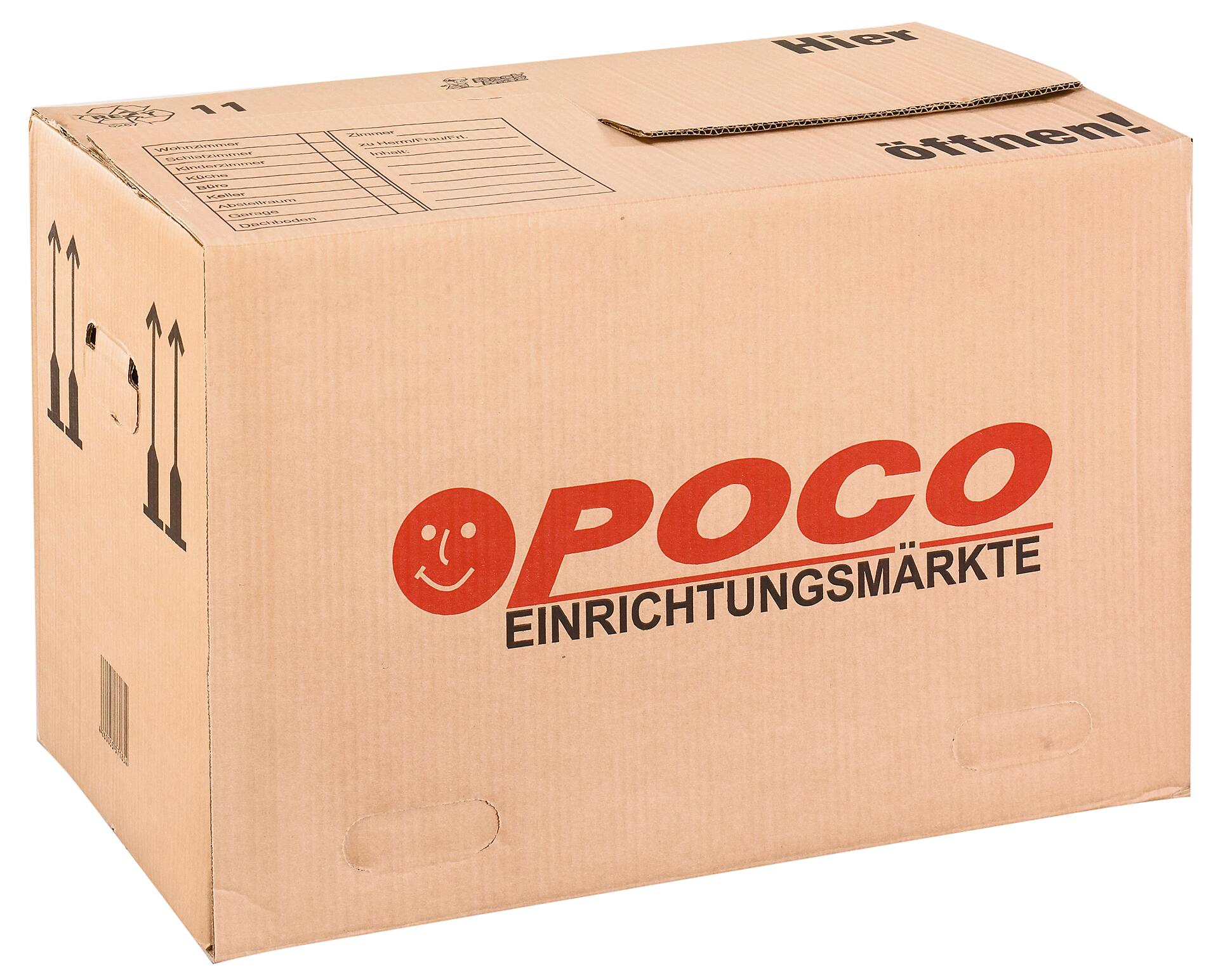 POCOline Umzugskarton B/H/L: ca. 34x35x60 cm