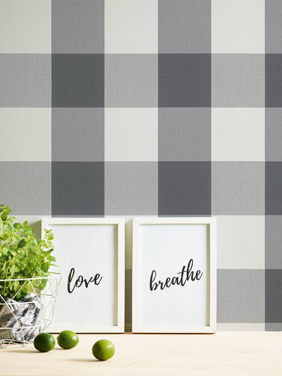 A.S.Creation Vliestapete Black & White Rauten grau B/L: ca. 53x1005 cm