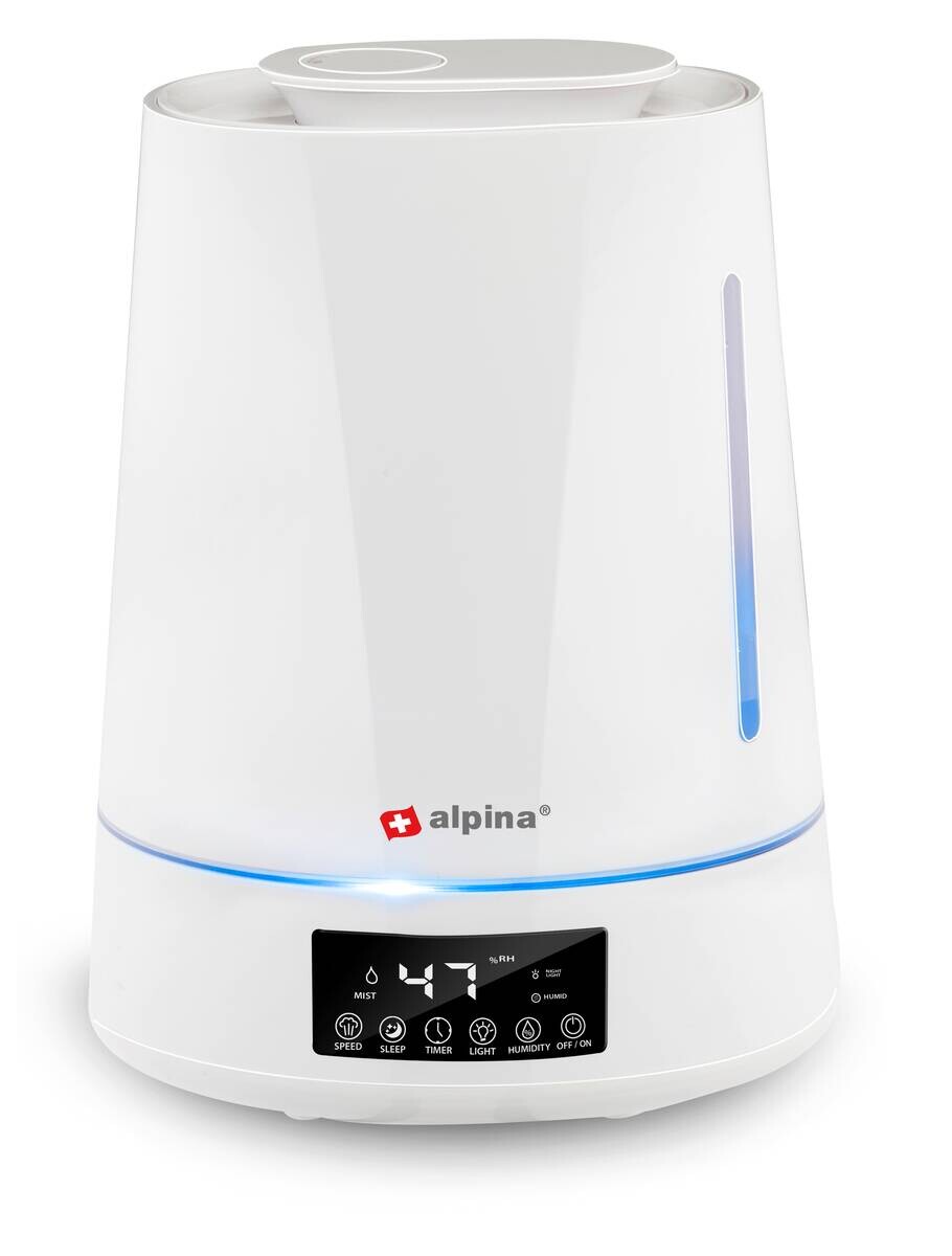 alpina Luftbefeuchter weiß B/H/L: ca. 16x33x25 cm