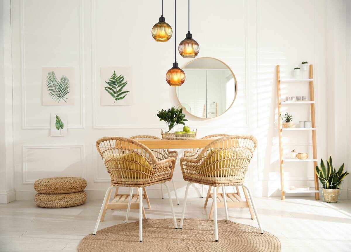 GLOBO Pendelleuchte Zumba Metall Glas E27 3 Brennstellen