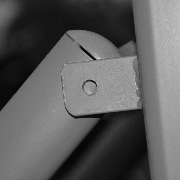 VCM Klappsessel schwarz Aluminium B/H: ca. 56x105 cm