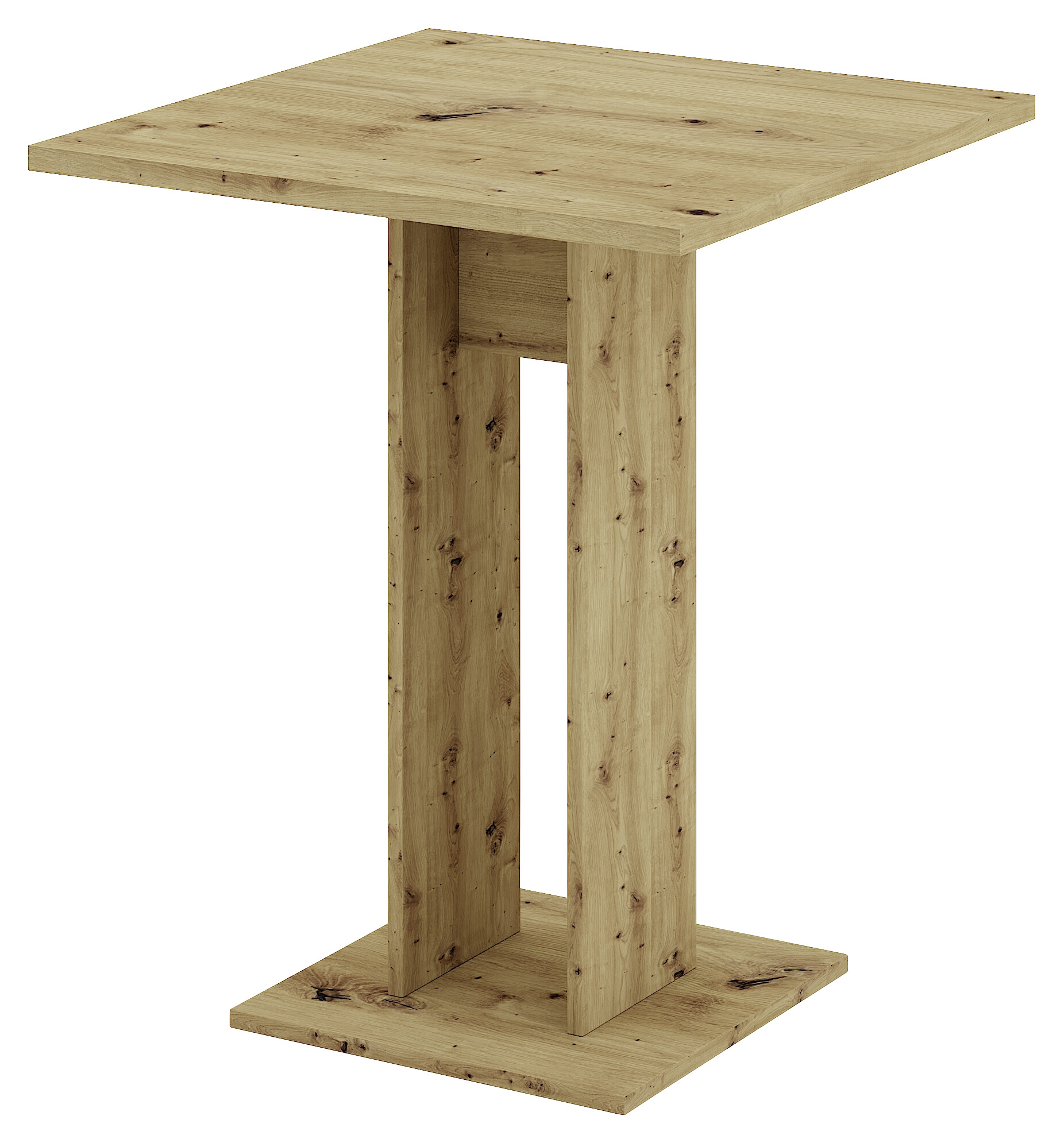 Tisch EVERT Eiche Artisan Nachbildung B/H/T: ca. 67,5x78x67,5 cm