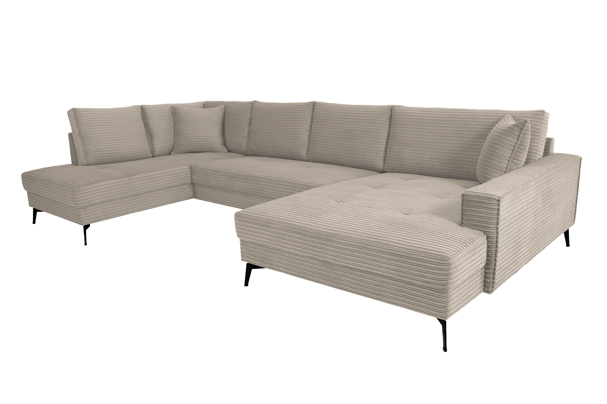 Wohnlandschaft Zero stone Microfaser B/H/T: ca. 362x86x195 cm