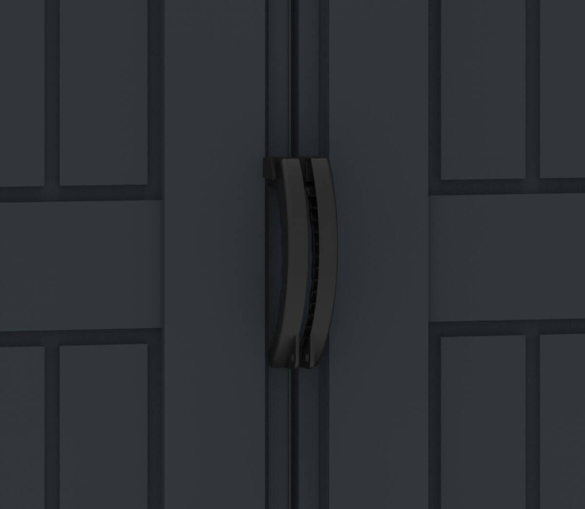 VCM Gerätehaus grau B/H/L: ca. 171x202x92 cm