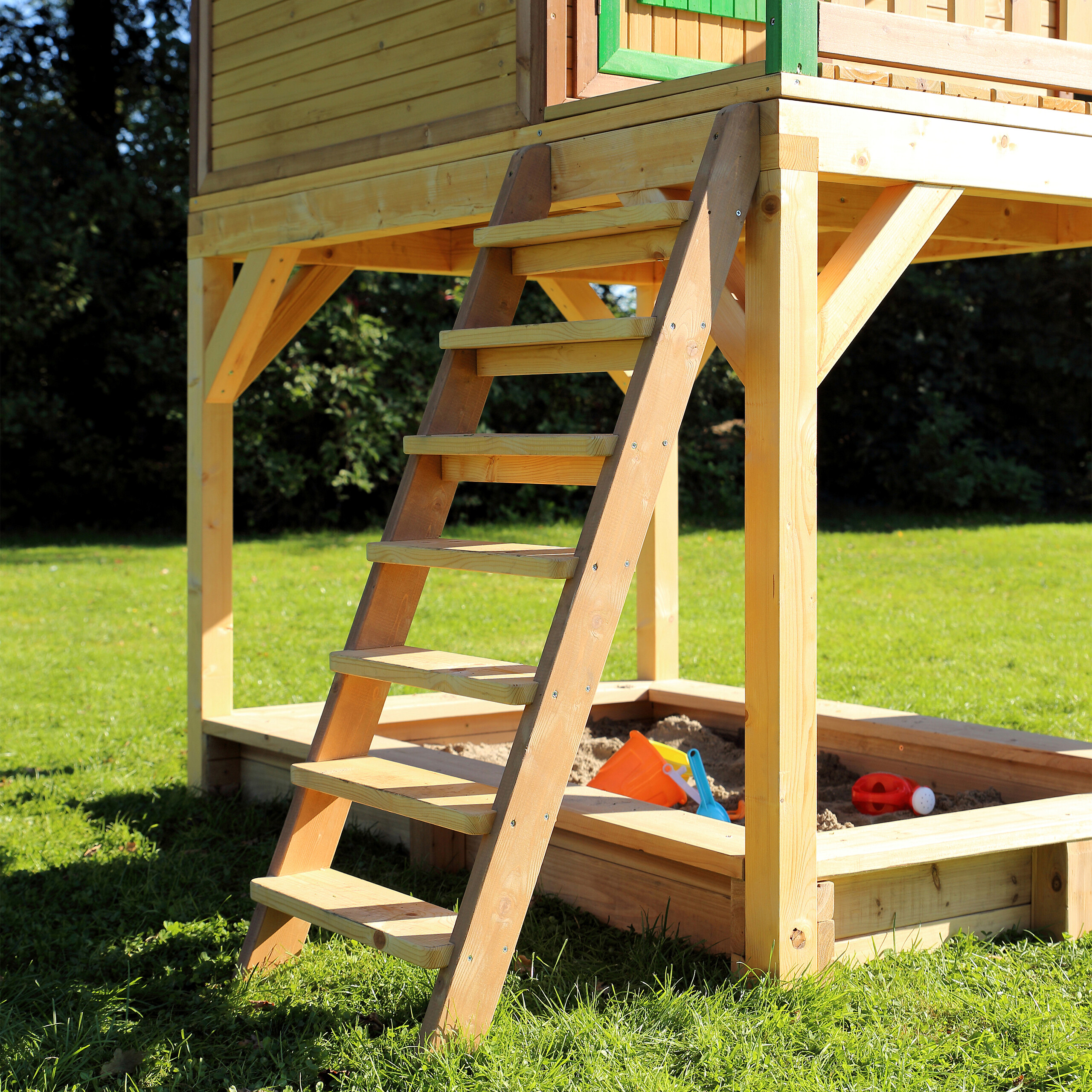 AXI Spielhaus Sarah braun B/H/L: ca. 370x2914x191 cm