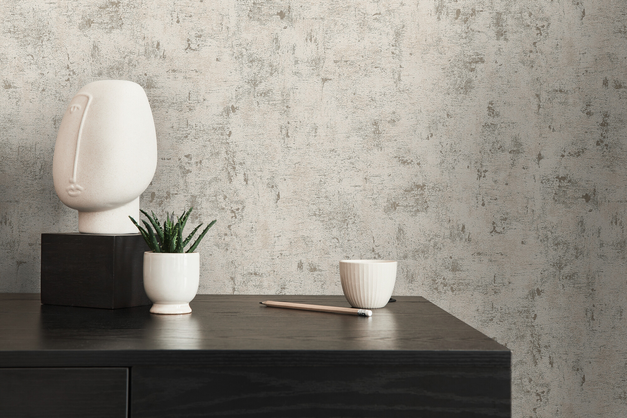 A.S.Creation Vliestapete weiß gold beige B/H/D: ca. 53x1005x8,5 cm