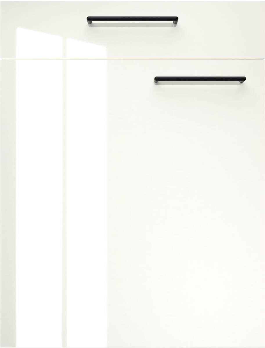 artego Küchenblock Eco Graphit Lack Hochglanz Toffee Sherwood matt Nachbildung B/T: ca. 300x60 cm