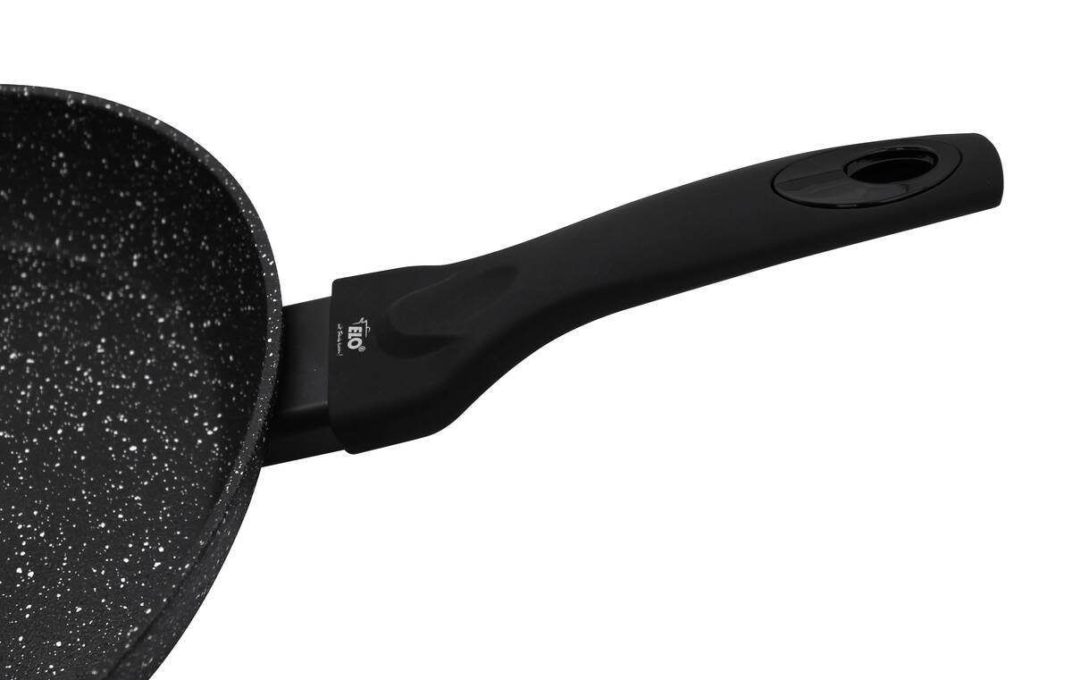 ELO Pfannenset schwarz Aluminium 2 tlg.