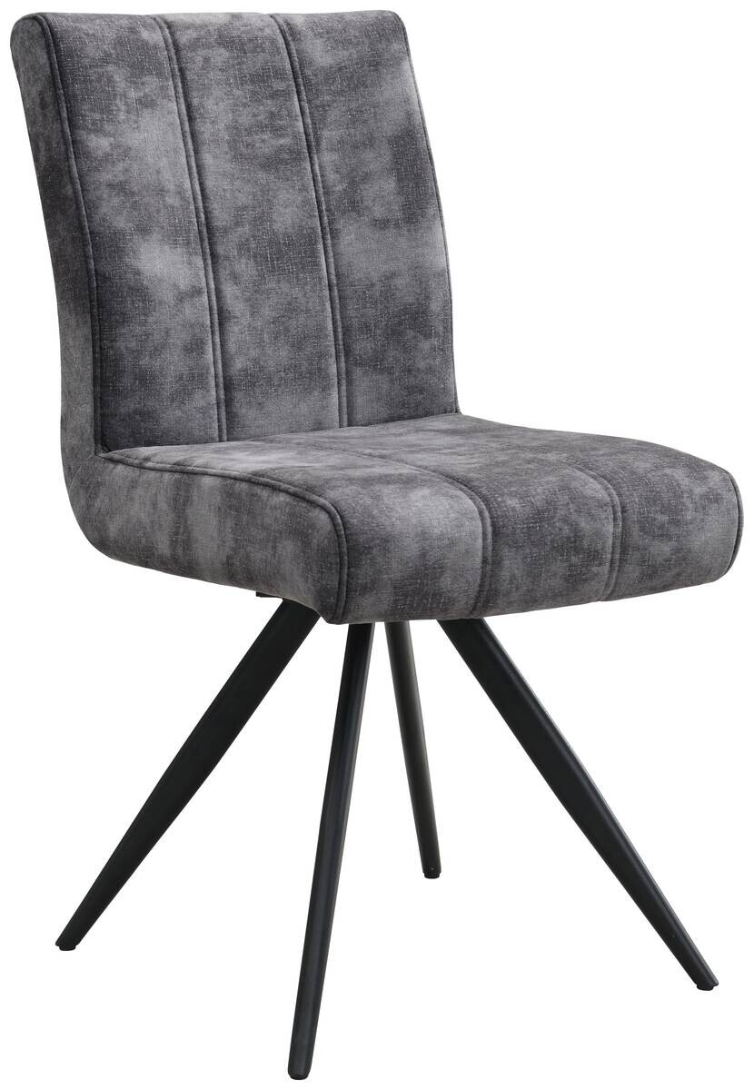 Drehstuhl Porto anthrazit Microfaser B/H/T: ca. 58x94x60 cm