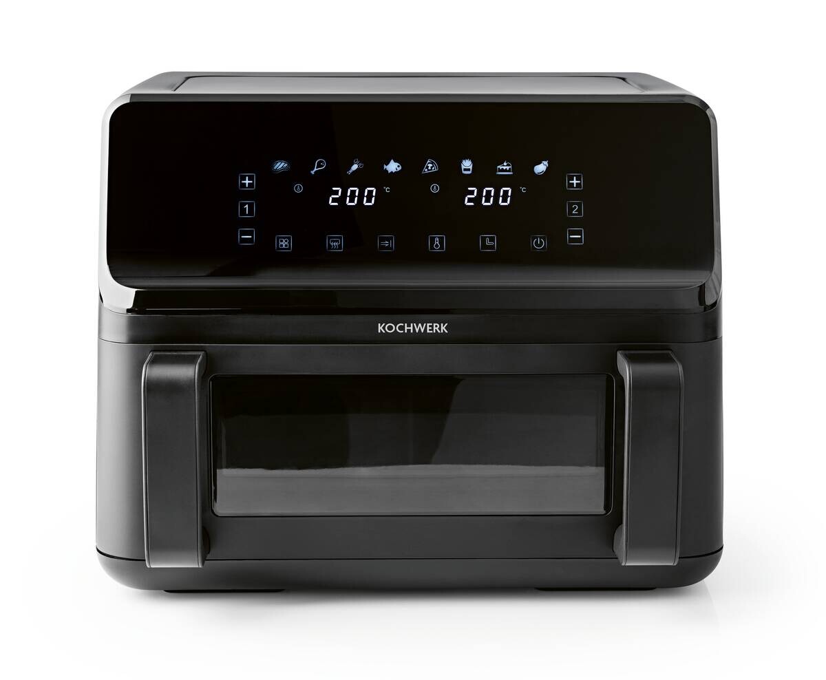 Rachs KOCHWERK Heißluftfritteuse 14349 schwarz Kunststoff B/H/L: ca. 37,5x38x30 cm ca. 9 l