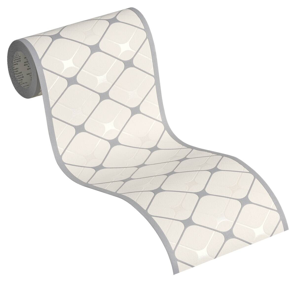 A.S.Creation Bordüre weiß B/H/D: ca. 17x500x8 cm