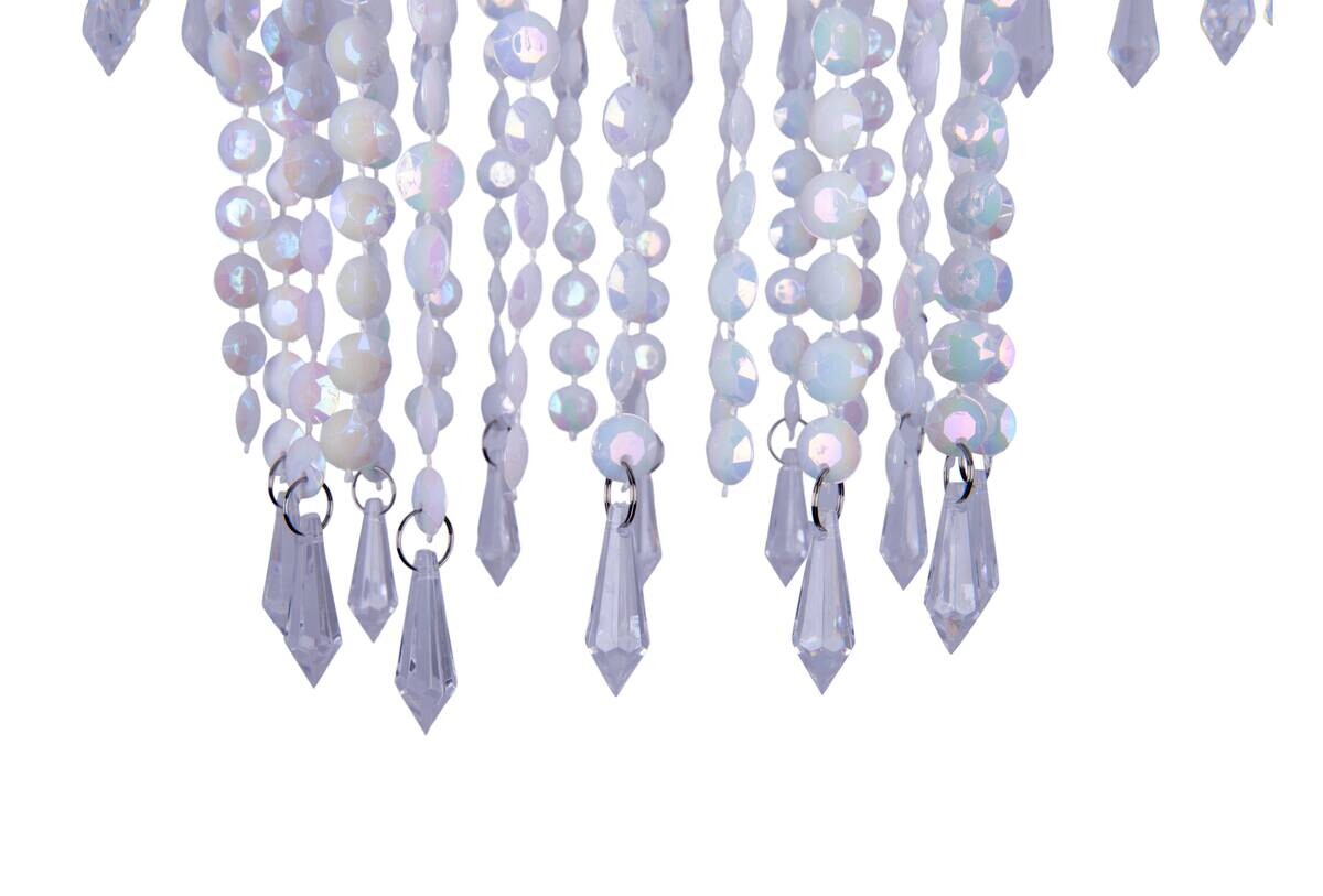 Näve Leuchten Pendelleuchte 7013831 transparent Metall Kunststoff B/H/T: ca. 32x43x32 cm E27 1 Brennstellen