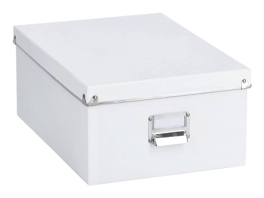 Zeller Aufbewahrungsboxen-Set weiß Metall