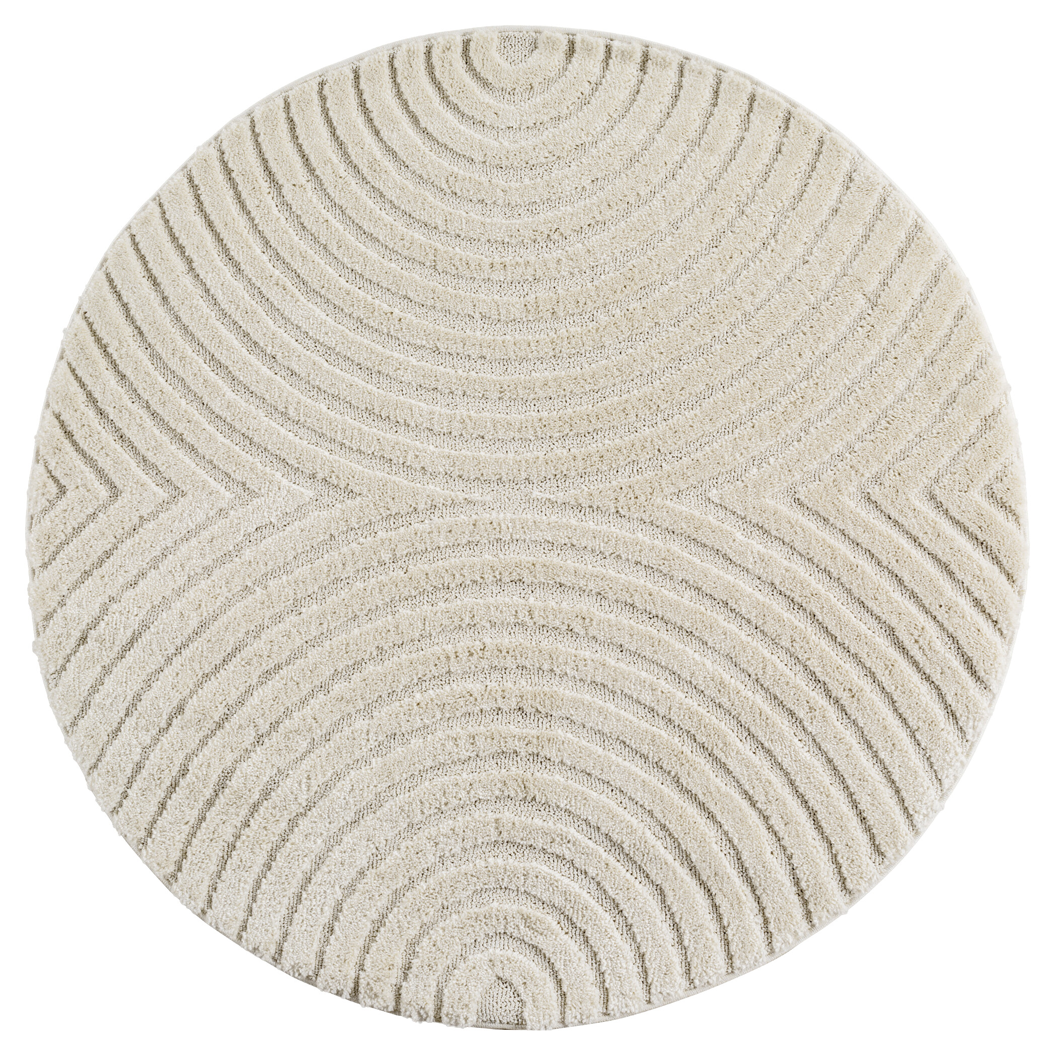 Ayyildiz Kurzflorteppich ART creme B/H/L: ca. 80x0,8x80 cm