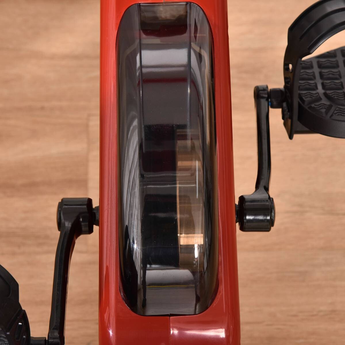 HOMCOM Fahrradtrainer rot Stahl H/L: ca. 109x97 cm