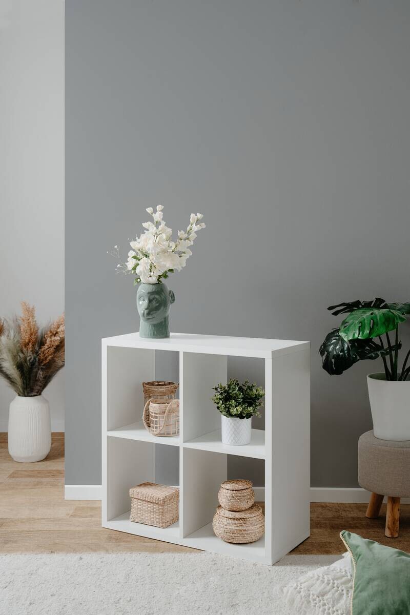 Raumteiler Max weiß B/H/T: ca. 73x73x33 cm