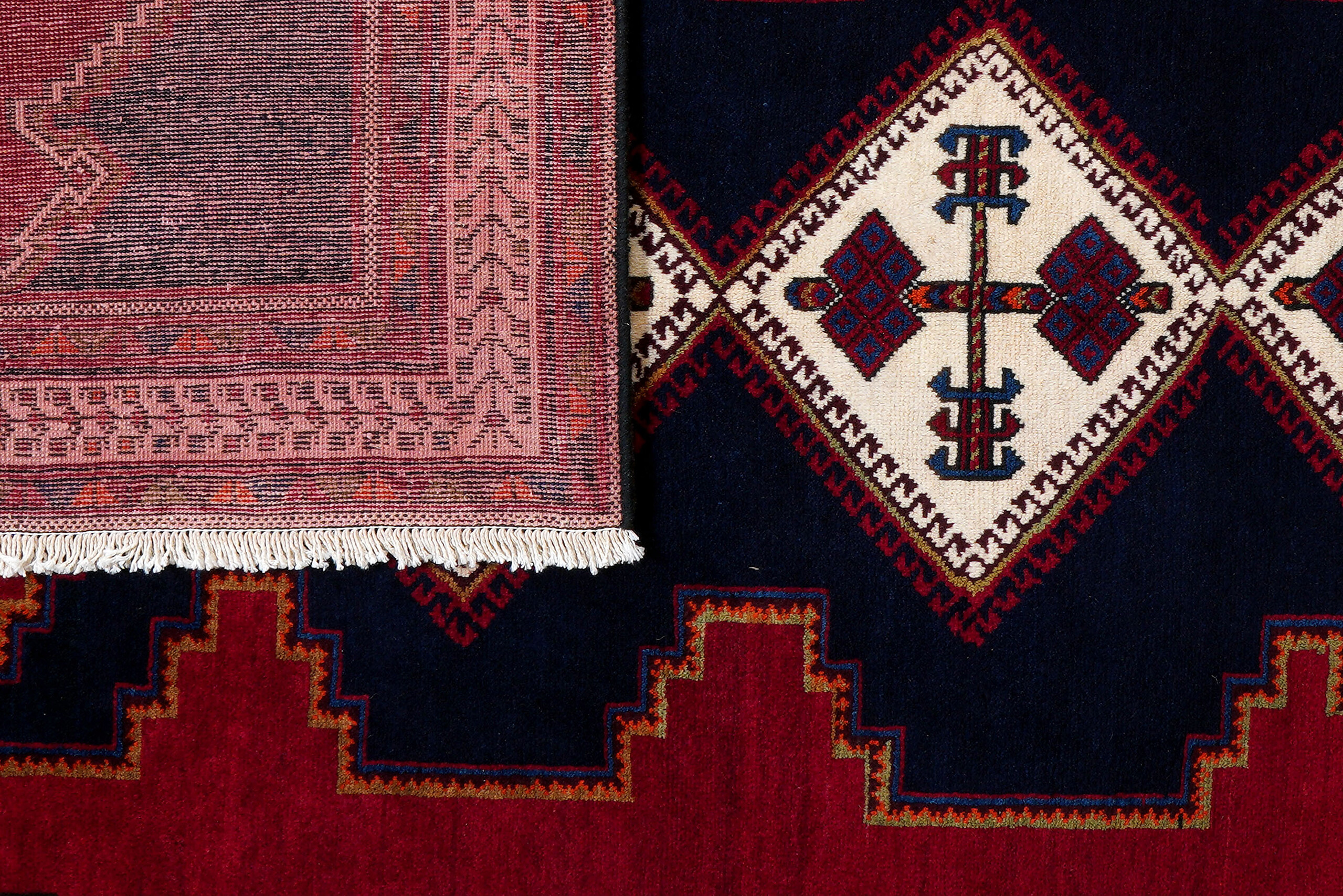 PersaTepp Teppich Afshar blau B/H/L: ca. 159x1x233 cm