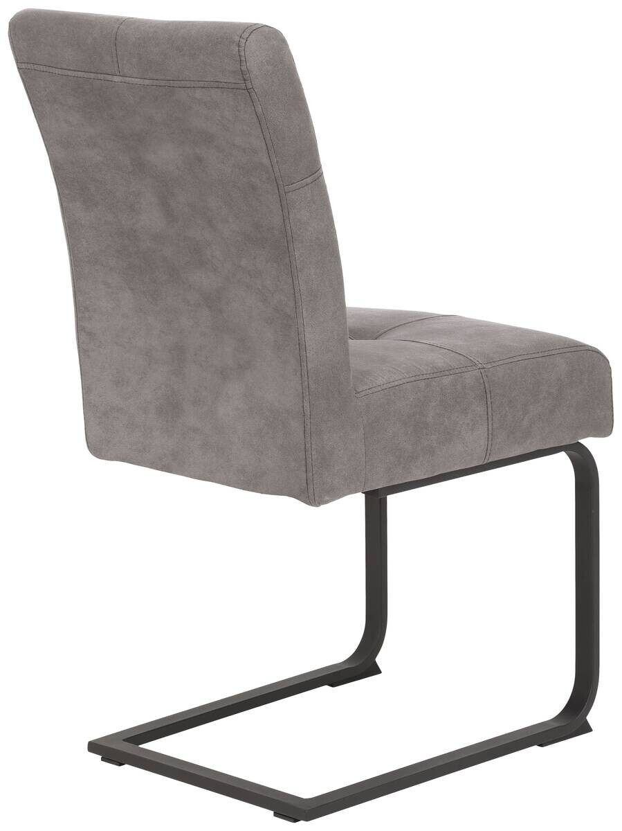 Essgruppe Luise II Eiche anthrazit Microfaser B/H/T: ca. 160x76x80 cm