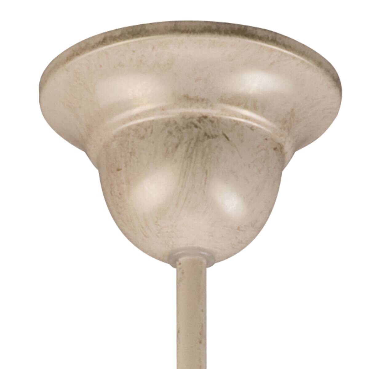 Lamkur Pendelleuchte Donato weiß Stahl H/L: ca. 72x45 cm E14 3 Brennstellen