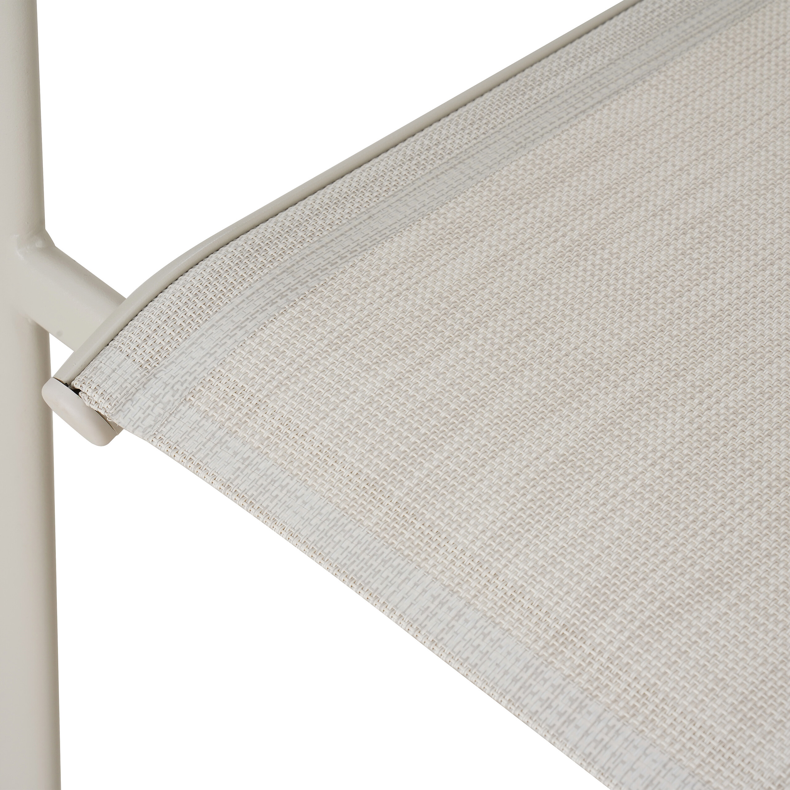 POCOline Stapelstuhl Florence beige Textilene B/H/L: ca. 57x85x57 cm