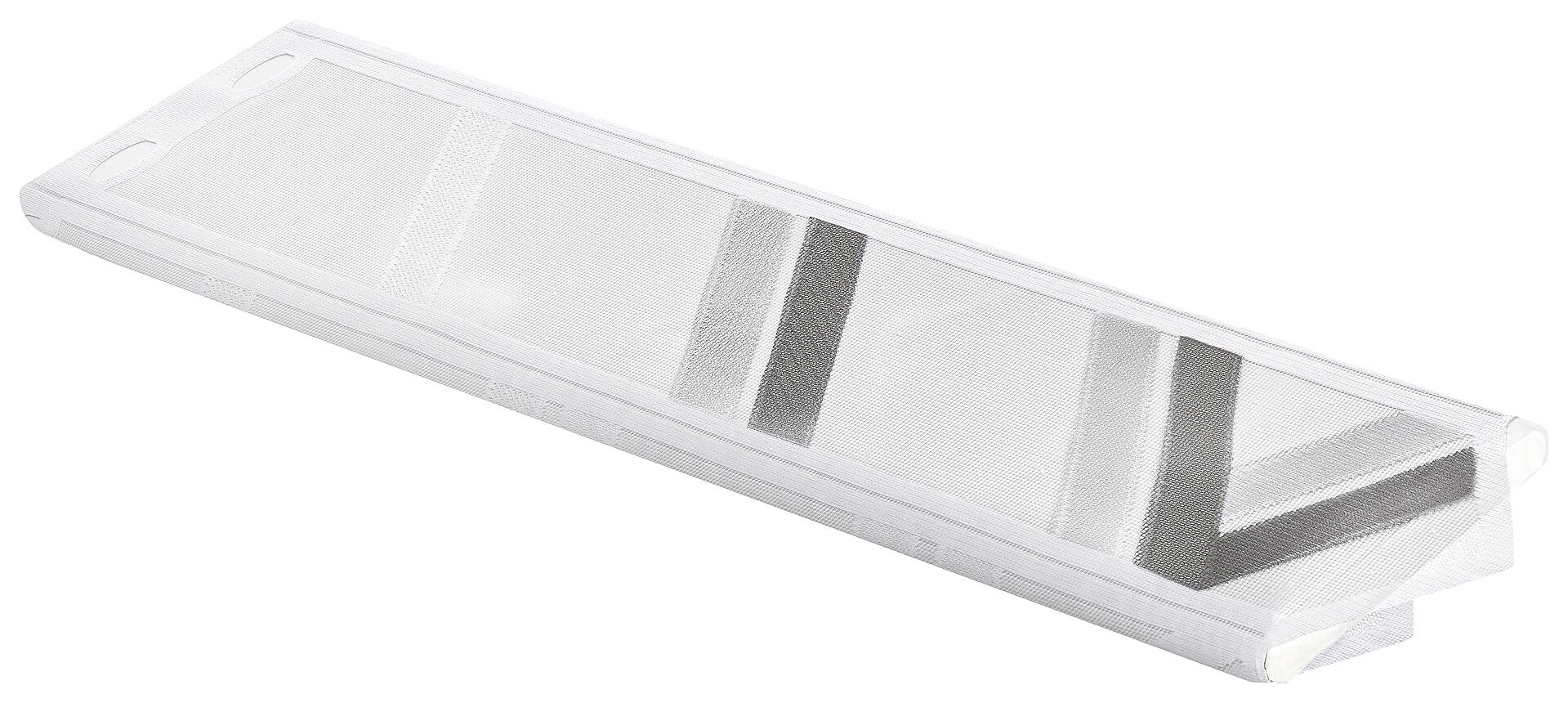 Scheibengardinen-Meterware weiß H: ca. 60 cm