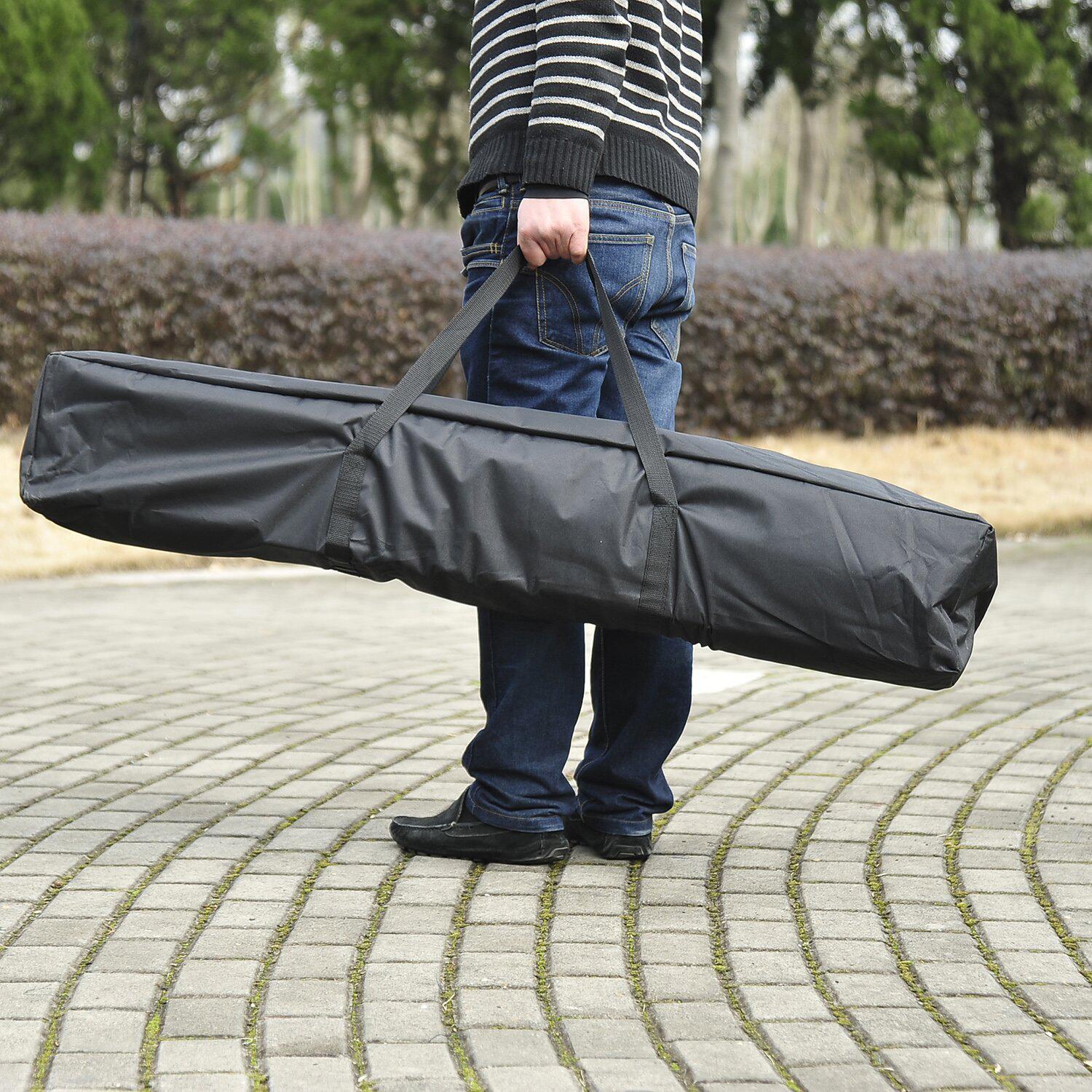 Outsunny Pavillon grün Stahl B/H/L: ca. 240x250x240 cm