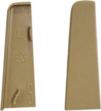 Endkappe Eiche L/B/H: ca. 1x1x5,8 cm