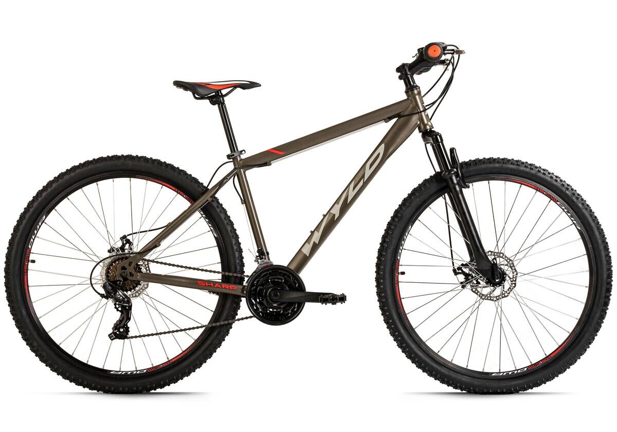 WYLD Mountain-Bike Sharp Sharp 29 Zoll Rahmenhöhe 46 cm 21 Gänge grau grau ca. 29 Zoll