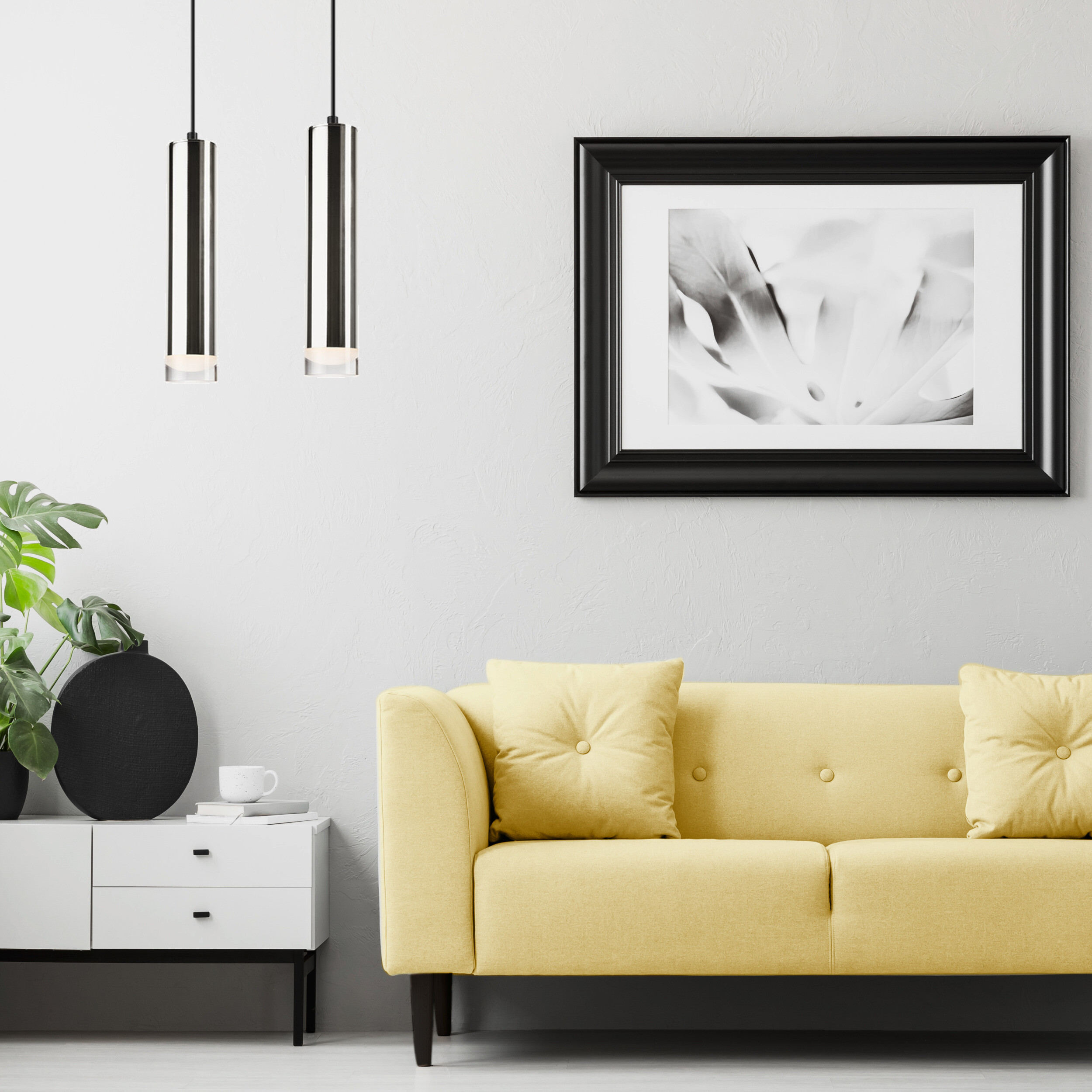 Lamkur Pendelleuchte schwarz Stahl B/H/L: ca. 8x99x32 cm E27 2 Brennstellen Lamkur Pendelleuchte schwarz Stahl B/H/L: ca. 8x99x32 cm E27 2 Brennstellen