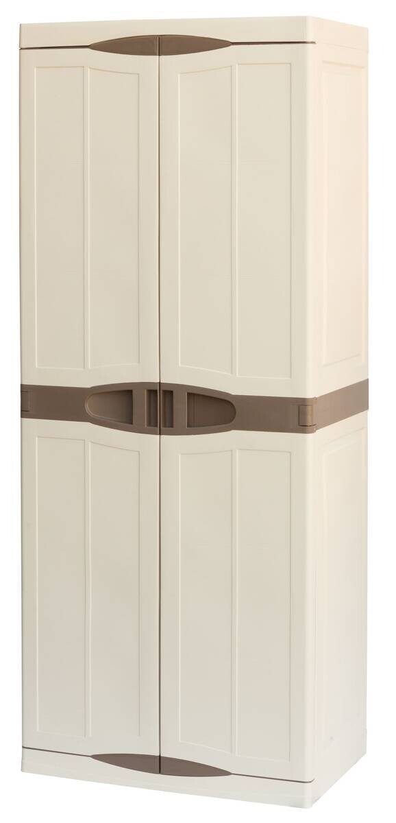 Artplast Kunststoffschrank Evolution beige Polyrattan B/H/L: ca. 47x184x70 cm