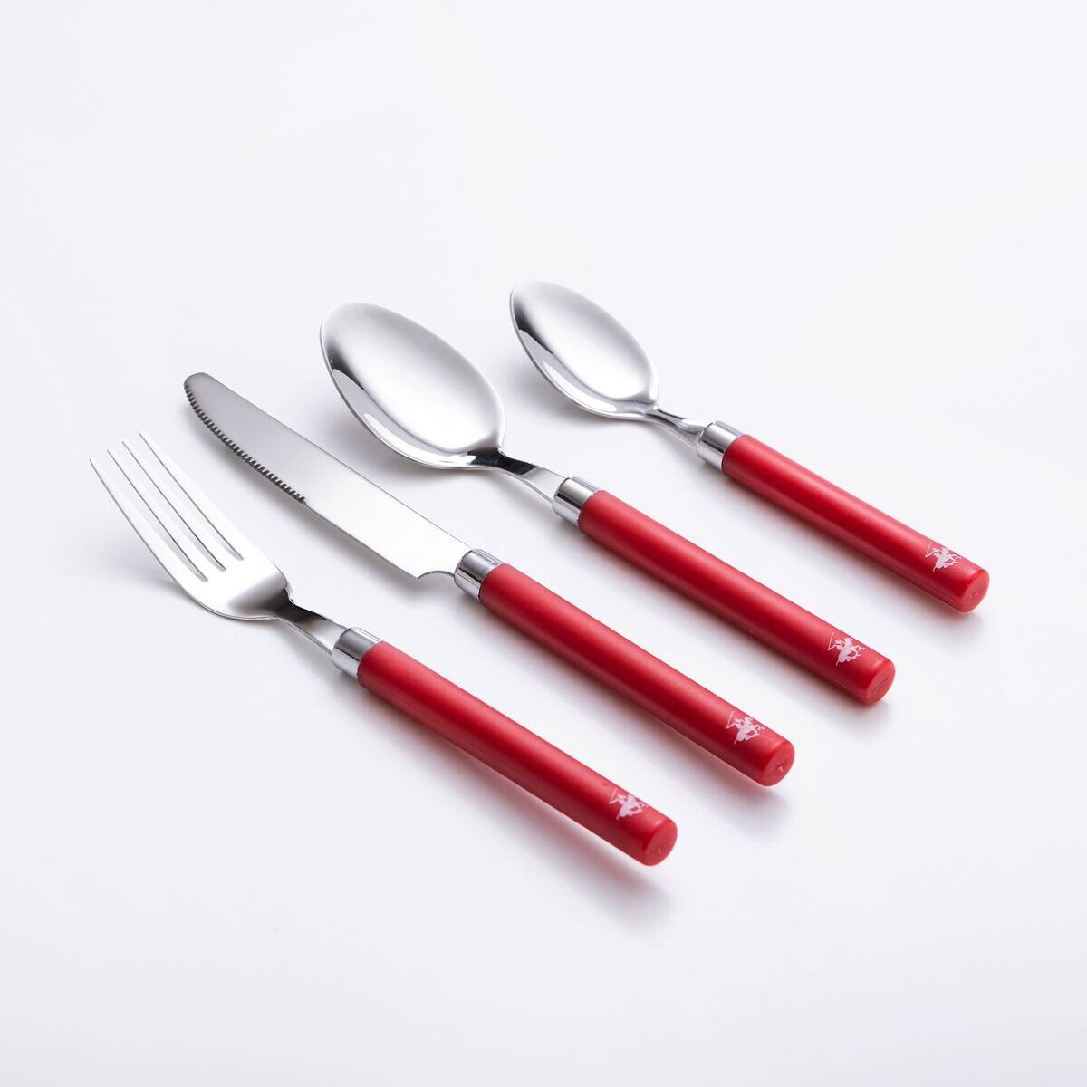 POLO CLUB Besteckset POLO CLUB rot Edelstahl 16 tlg.