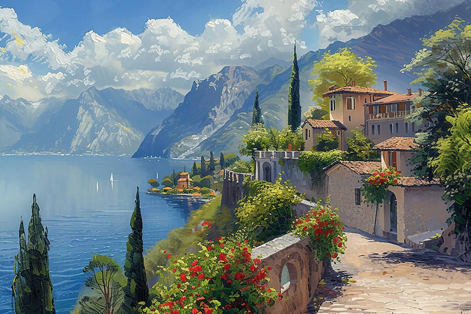 Keilrahmenbild Meer B/H: ca. 90x60 cm