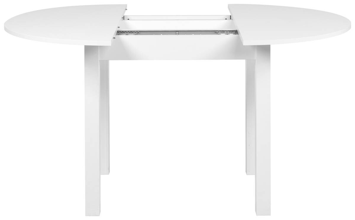 Esstisch Coburg weiß B/H/T/D: ca. 100x76x100x100 cm