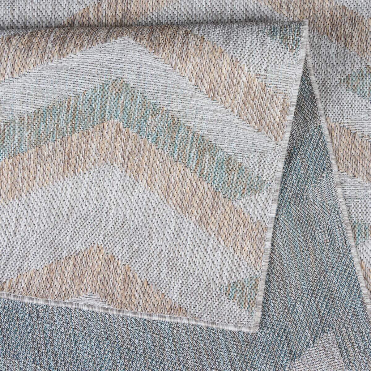 Sanat Outdoorteppich MELISSA grau B/L: ca. 140x200 cm