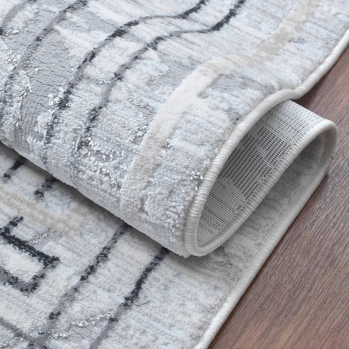 Sanat Teppich Harmony hellgrau B/L: ca. 80x150 cm