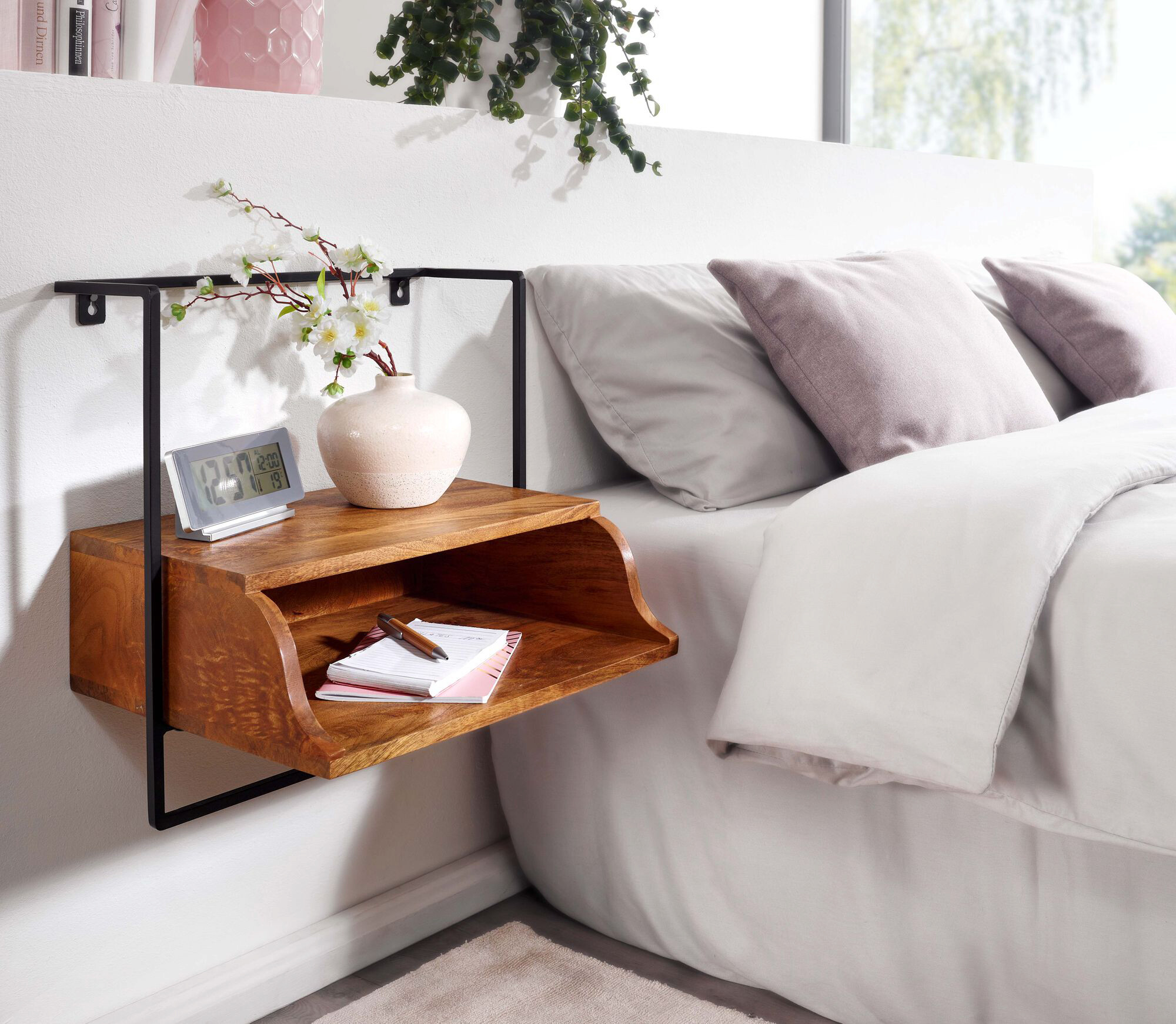 Nachtkonsole braun B/H/T: ca. 35x45x44 cm