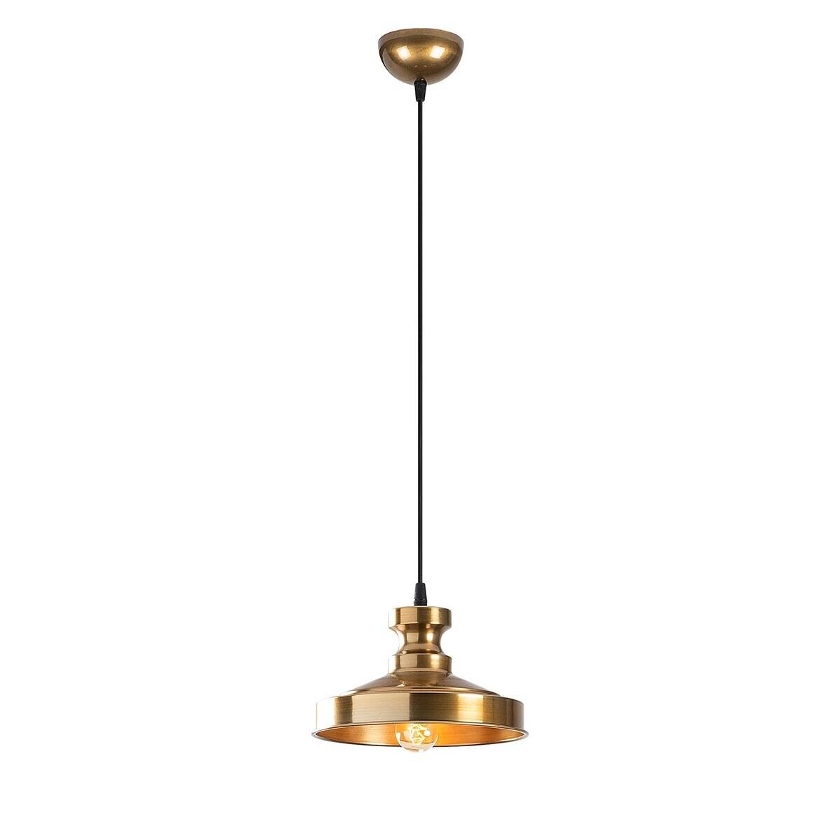 Opviq Pendelleuchte Berceste gold Metall B/H/T/L/D: ca. 22x109x22x22x22 cm E27 1 Brennstellen