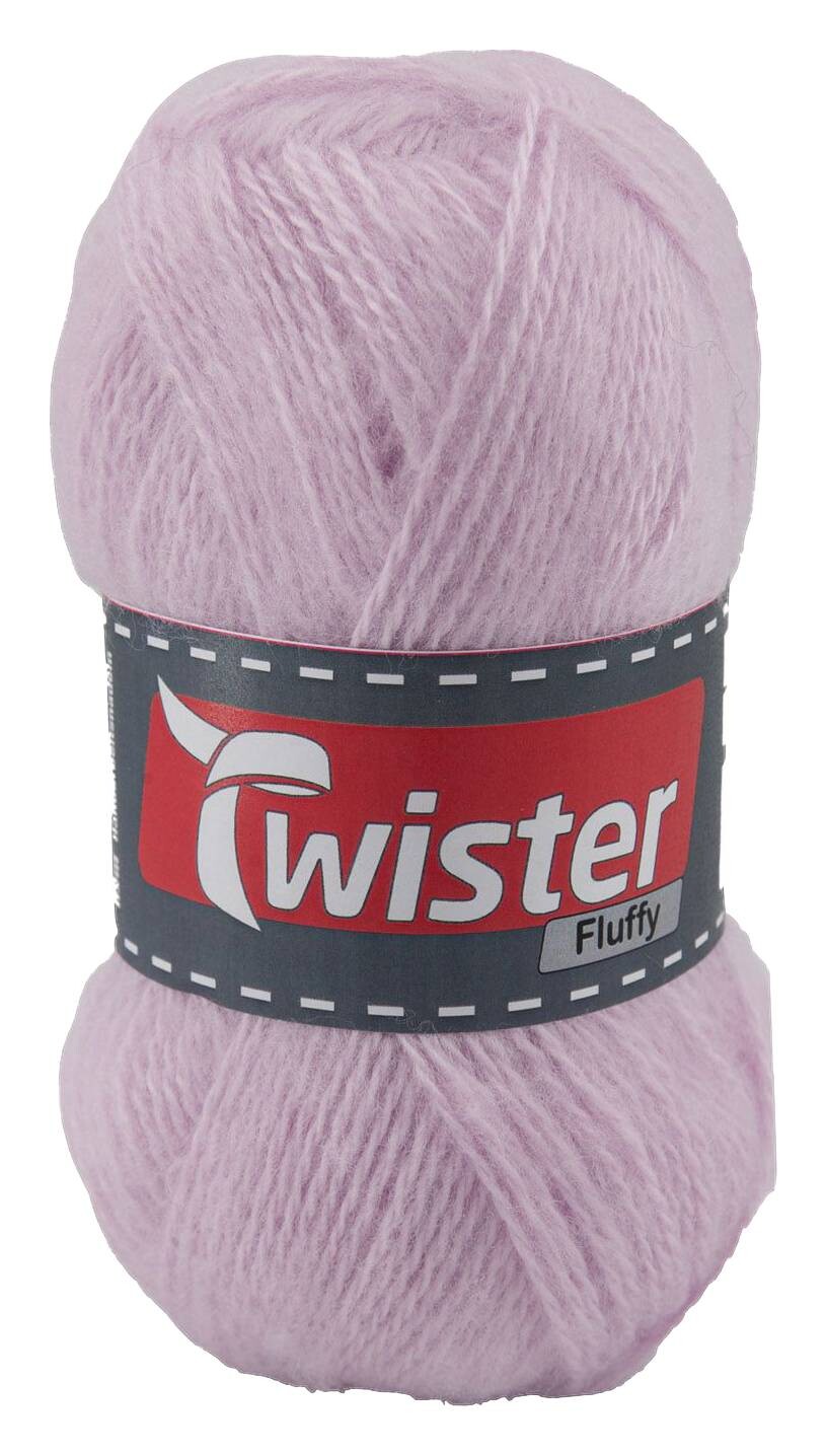 Twister Handstrickgarn Fluffy hellflieder L: ca. 16000 cm