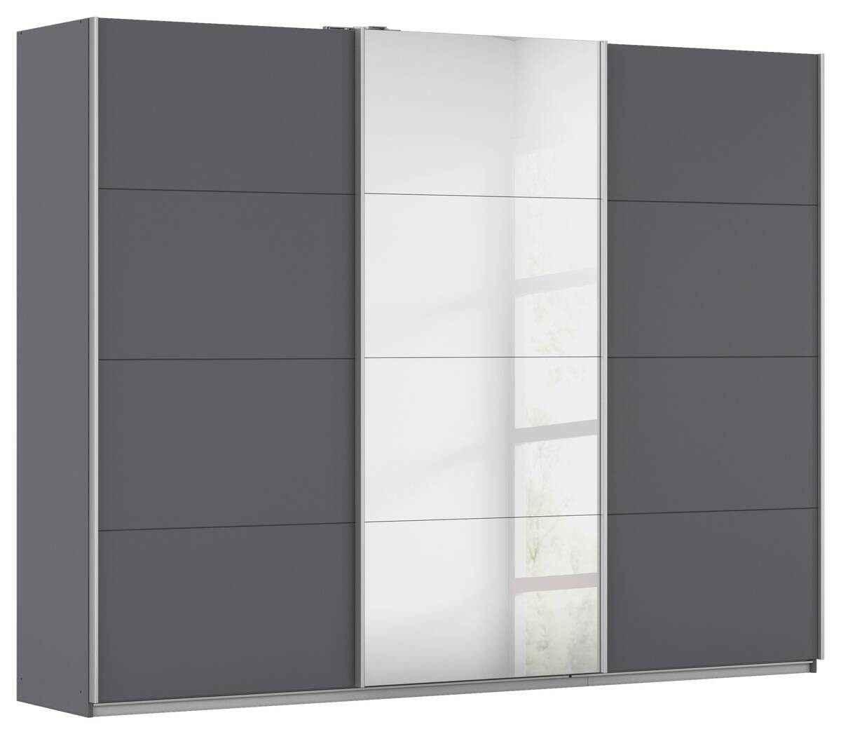 Kleiderschrank Kulmbach grau B/H/T: ca. 271x210x62 cm Kleiderschrank Kulmbach grau B/H/T: ca. 271x210x62 cm